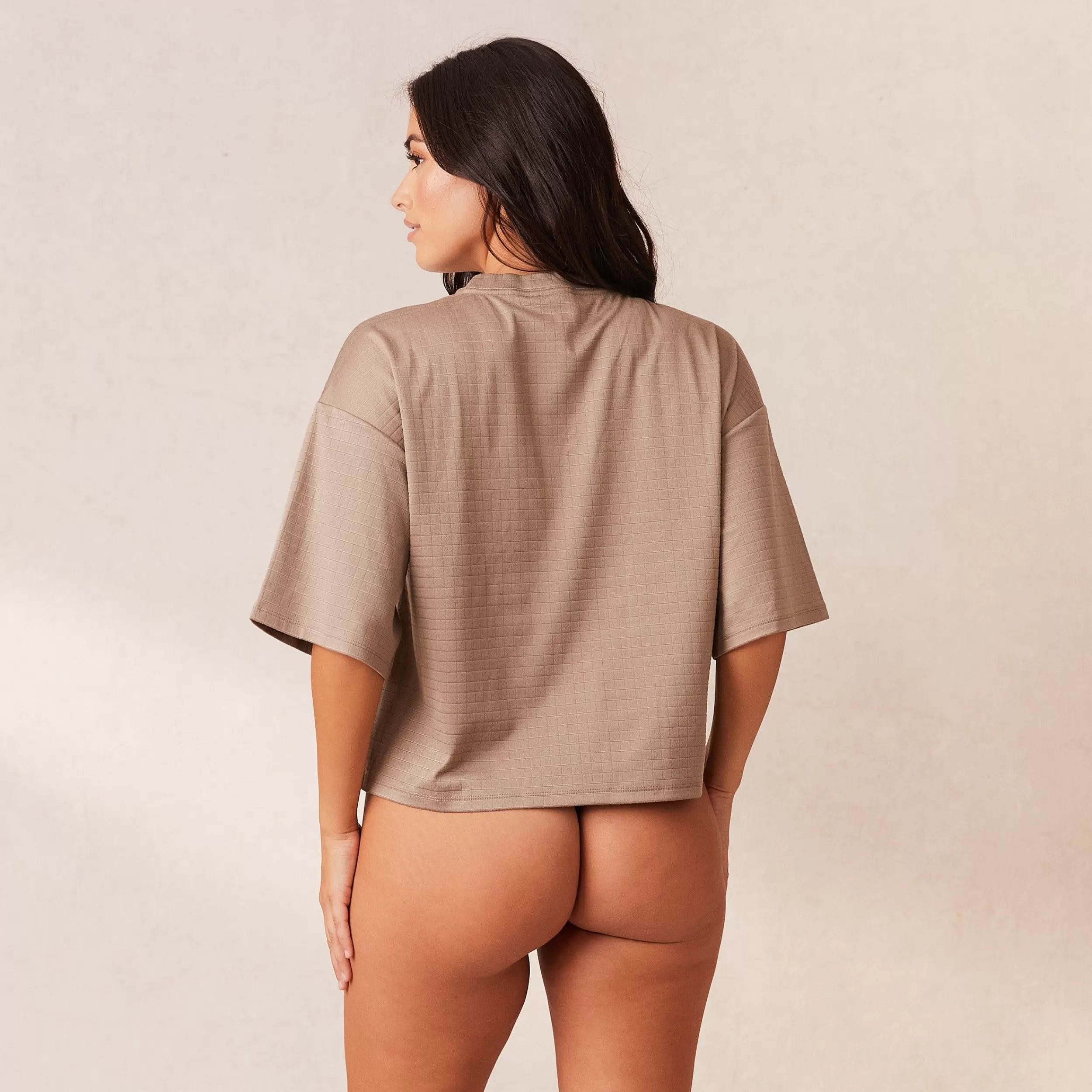 Kvinde Lounge Underwear Nattøj | Classic Fleece Oversized Pyjamatop