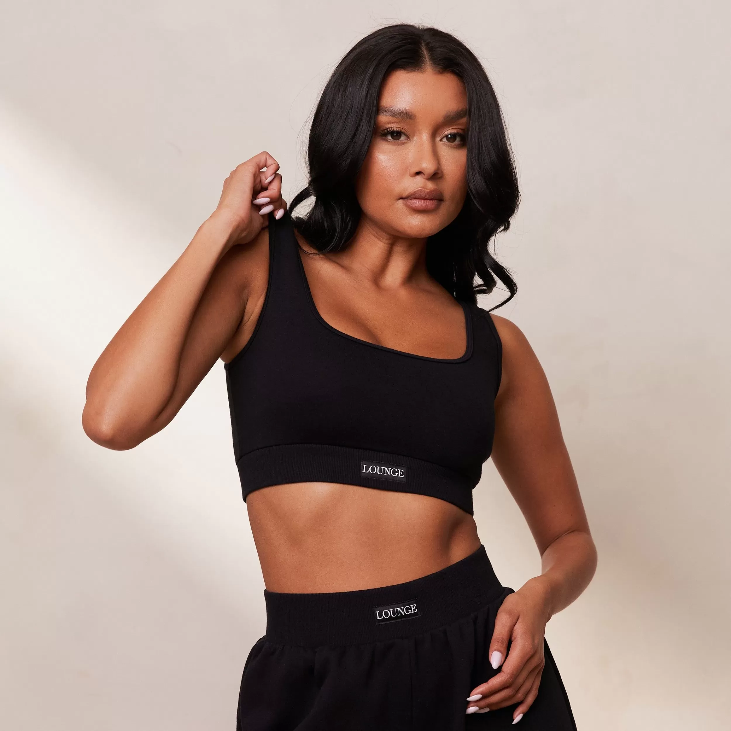 Kvinde Lounge Underwear Loungewear | Essential Crop Top