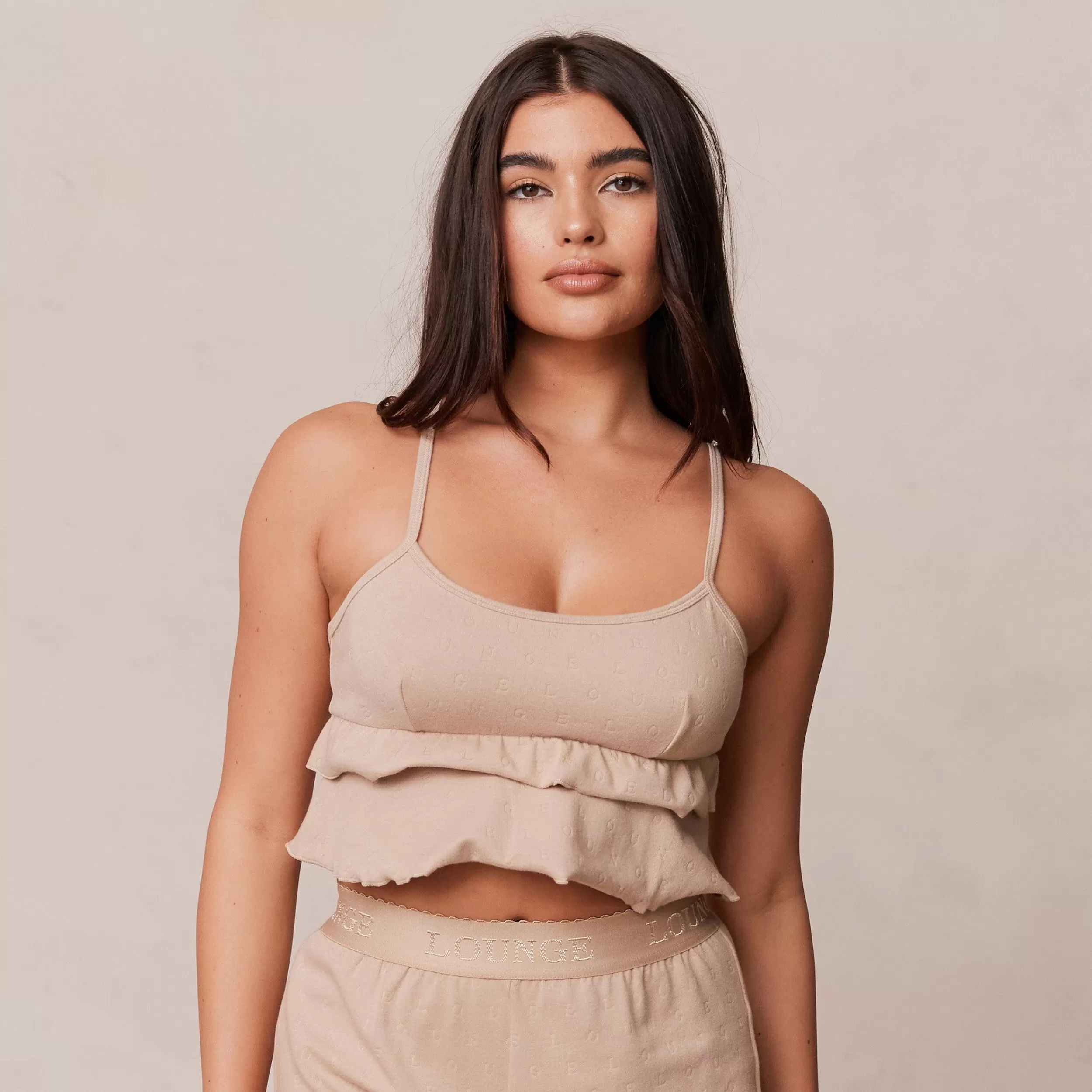 Kvinde Lounge Underwear Nattøj | Frill Pyjama Cami Top