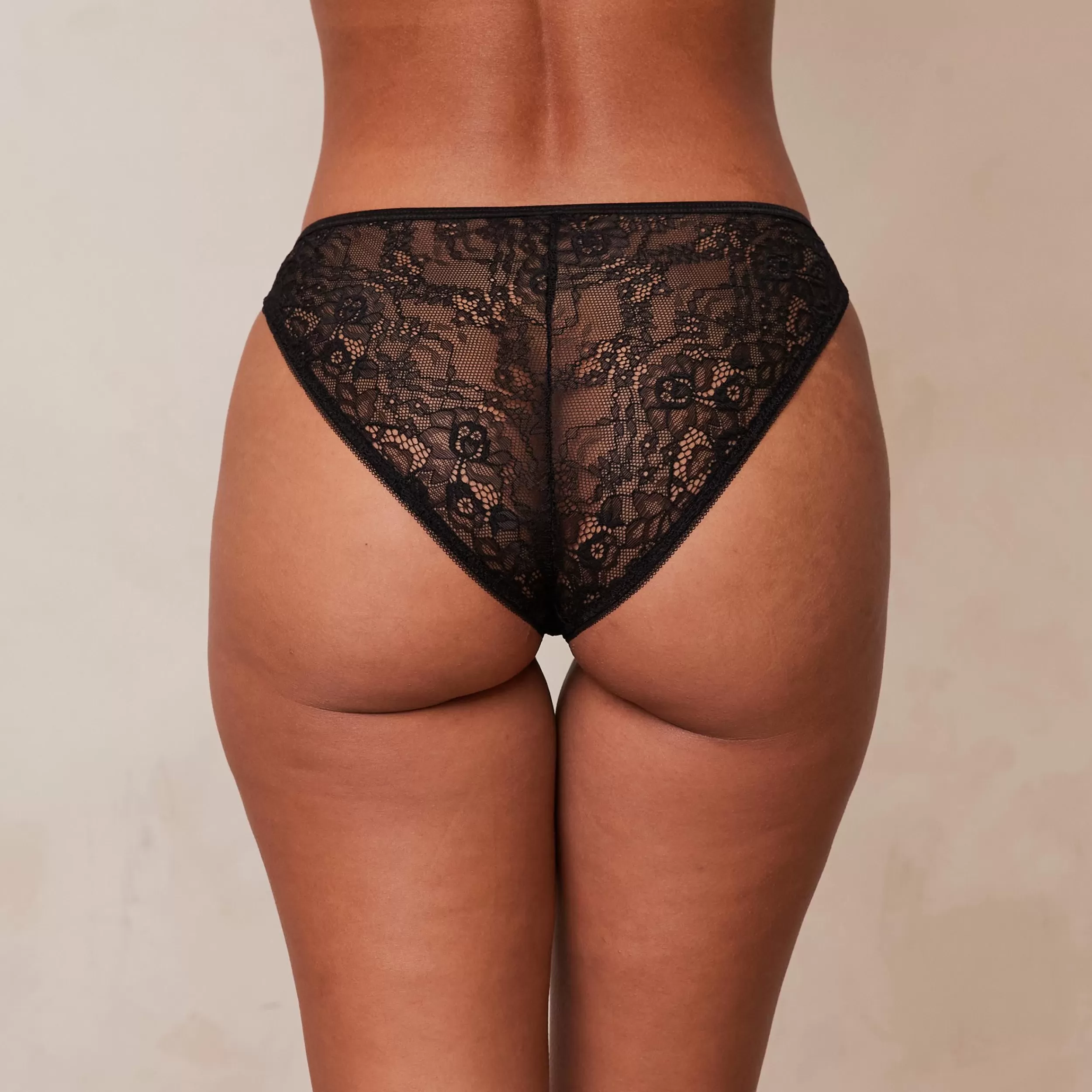 Kvinde Lounge Underwear Saml Og Spar | Picot Edged Lace Cheeky Trusser