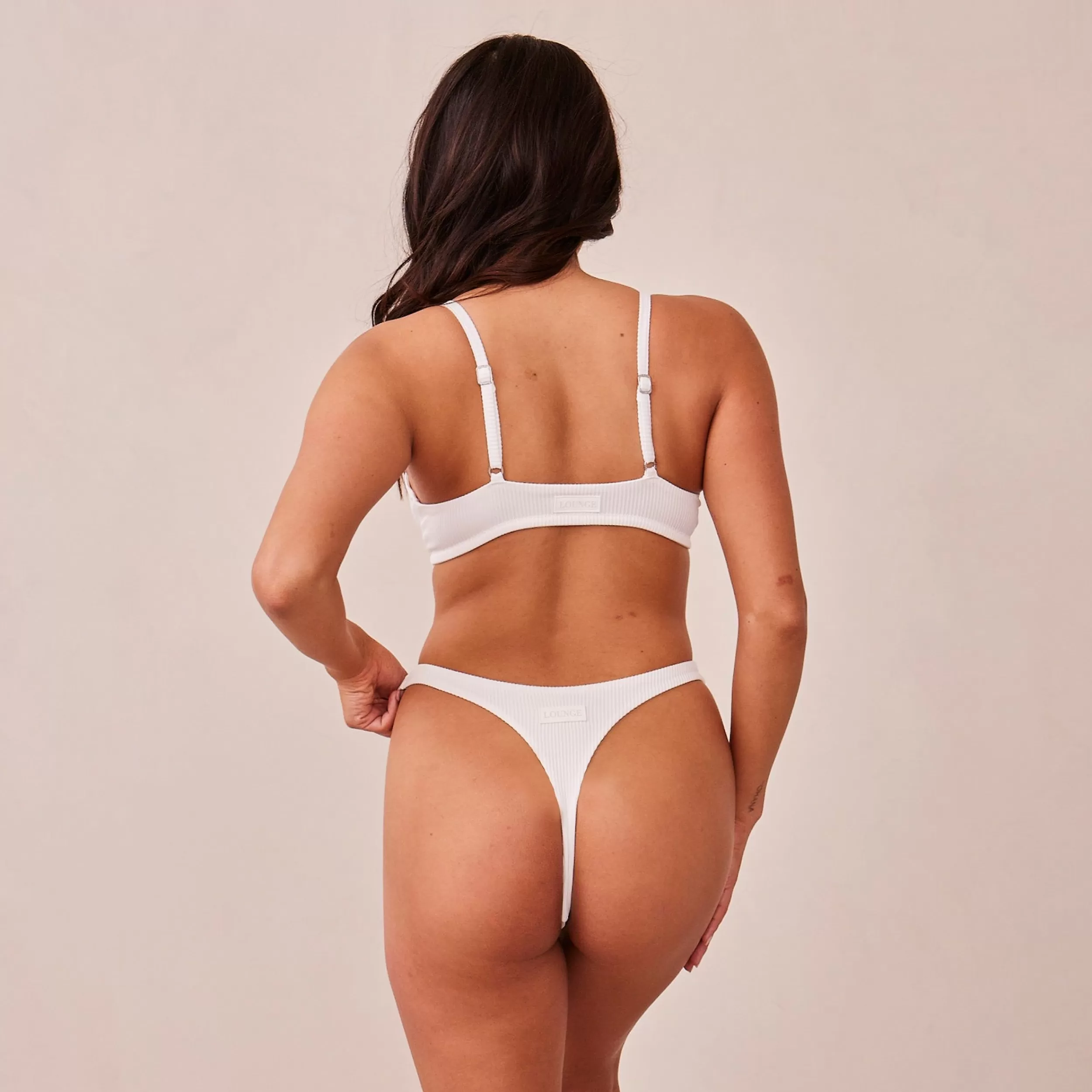 Kvinde Lounge Underwear Bralettes | Ribbed Triangle Bh