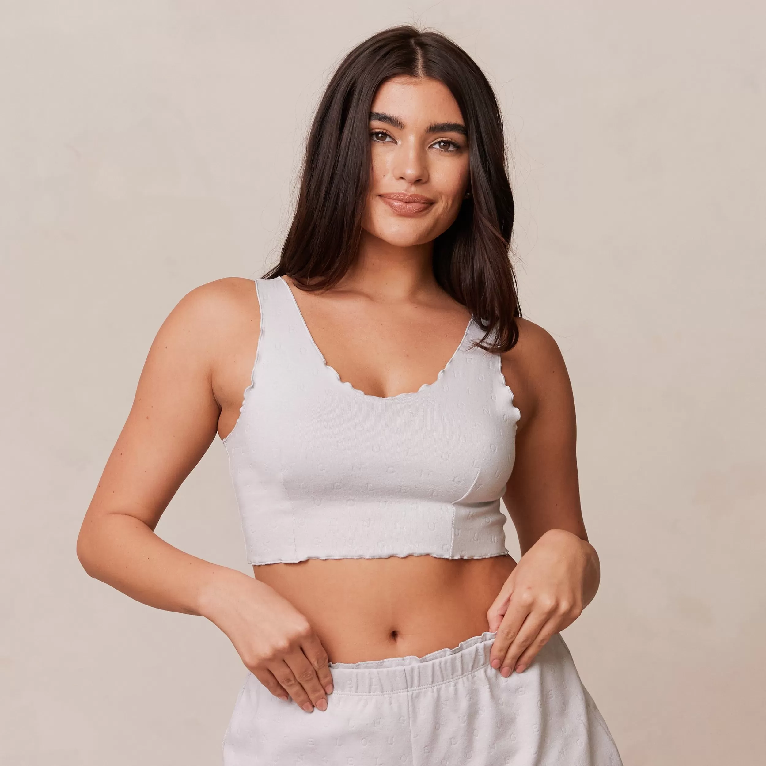 Kvinde Lounge Underwear Nattøj | Ruffle Pyjama Cami Top