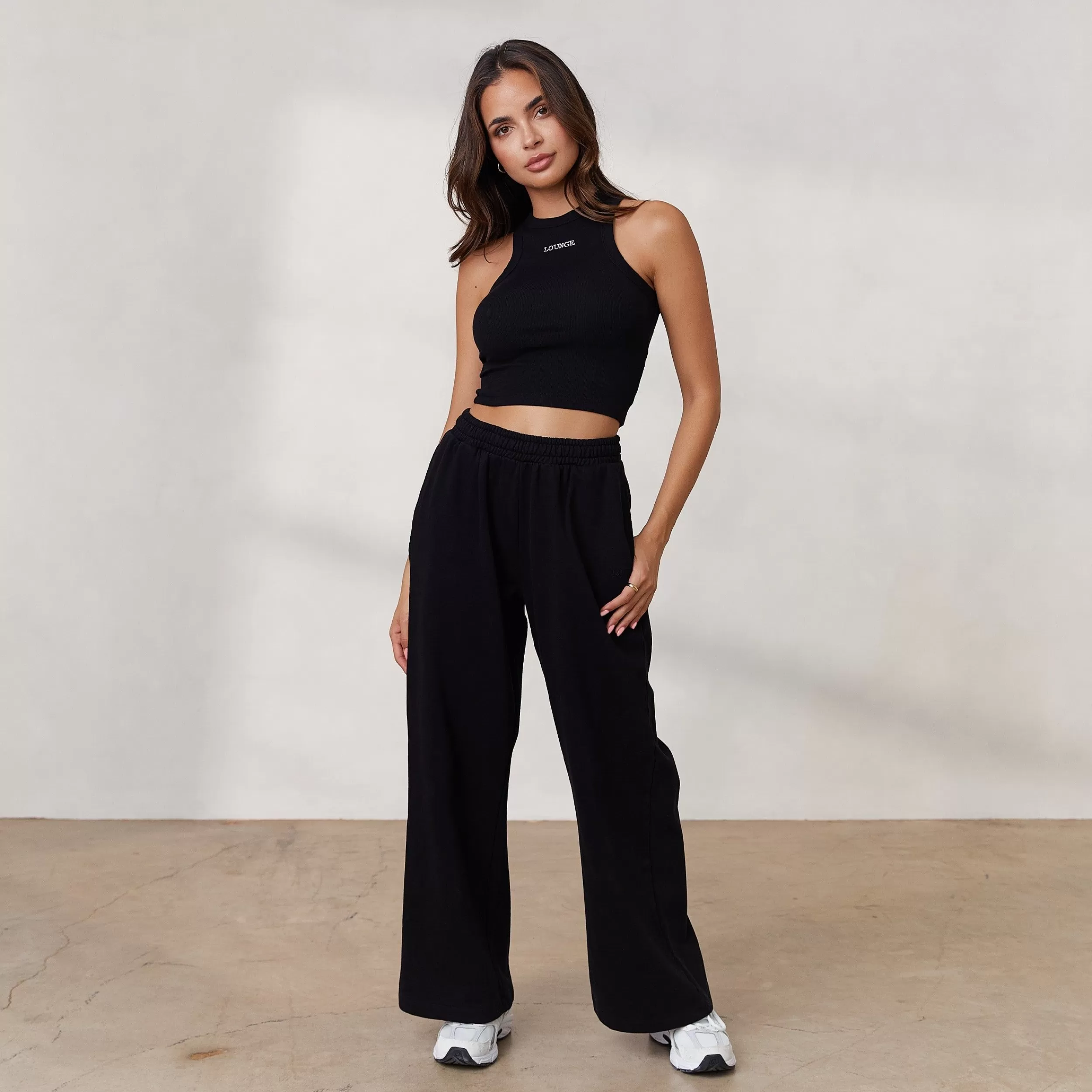 Kvinde Lounge Underwear Loungewear | Signature Wide Leg Joggingbukser