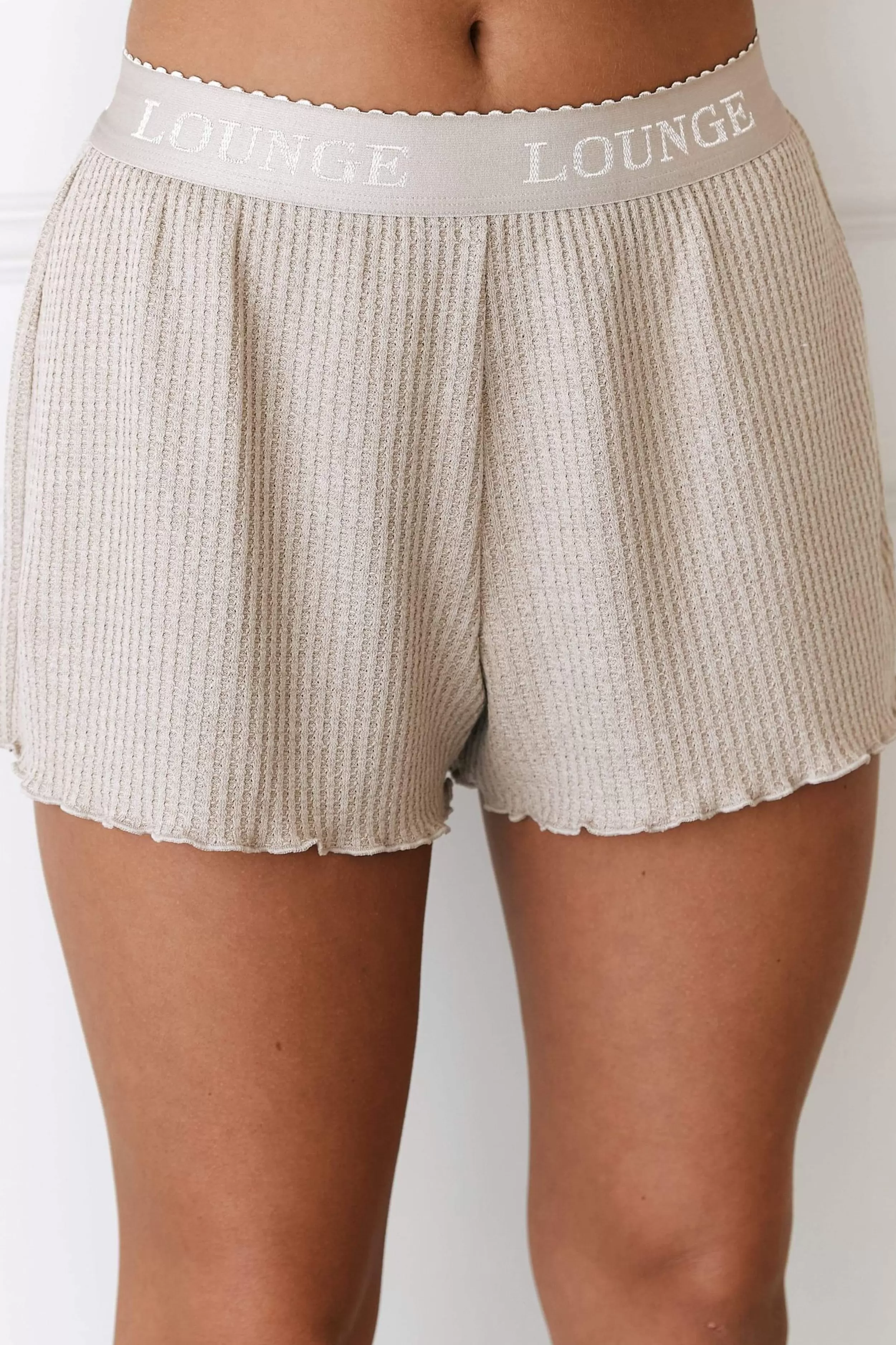 Kvinde Lounge Underwear Nattøj | Soft Waffle Pyjama Shorts